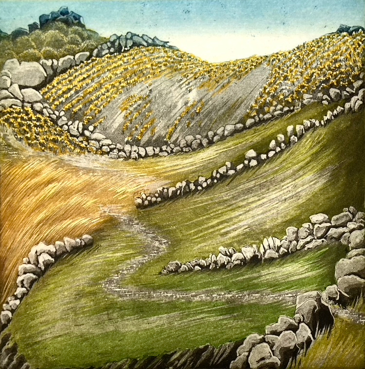 'Folded Lands, Cwm, Craig Amarch' by Morna Rhys